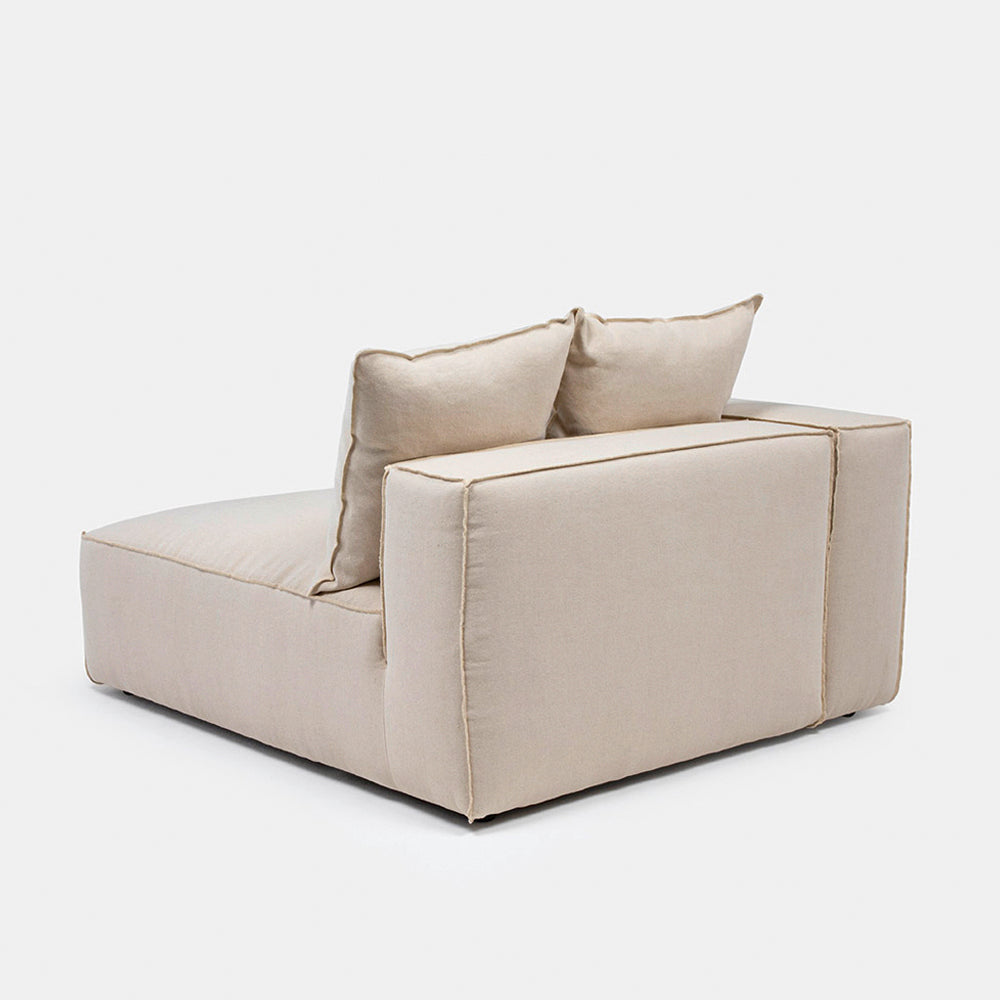Sofa Seccional Miles Chaise Izq Beige