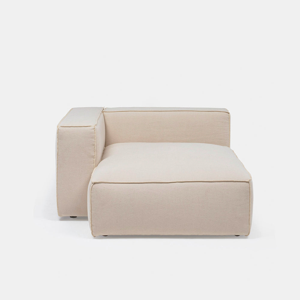 Sofa Seccional Miles Chaise Izq Beige