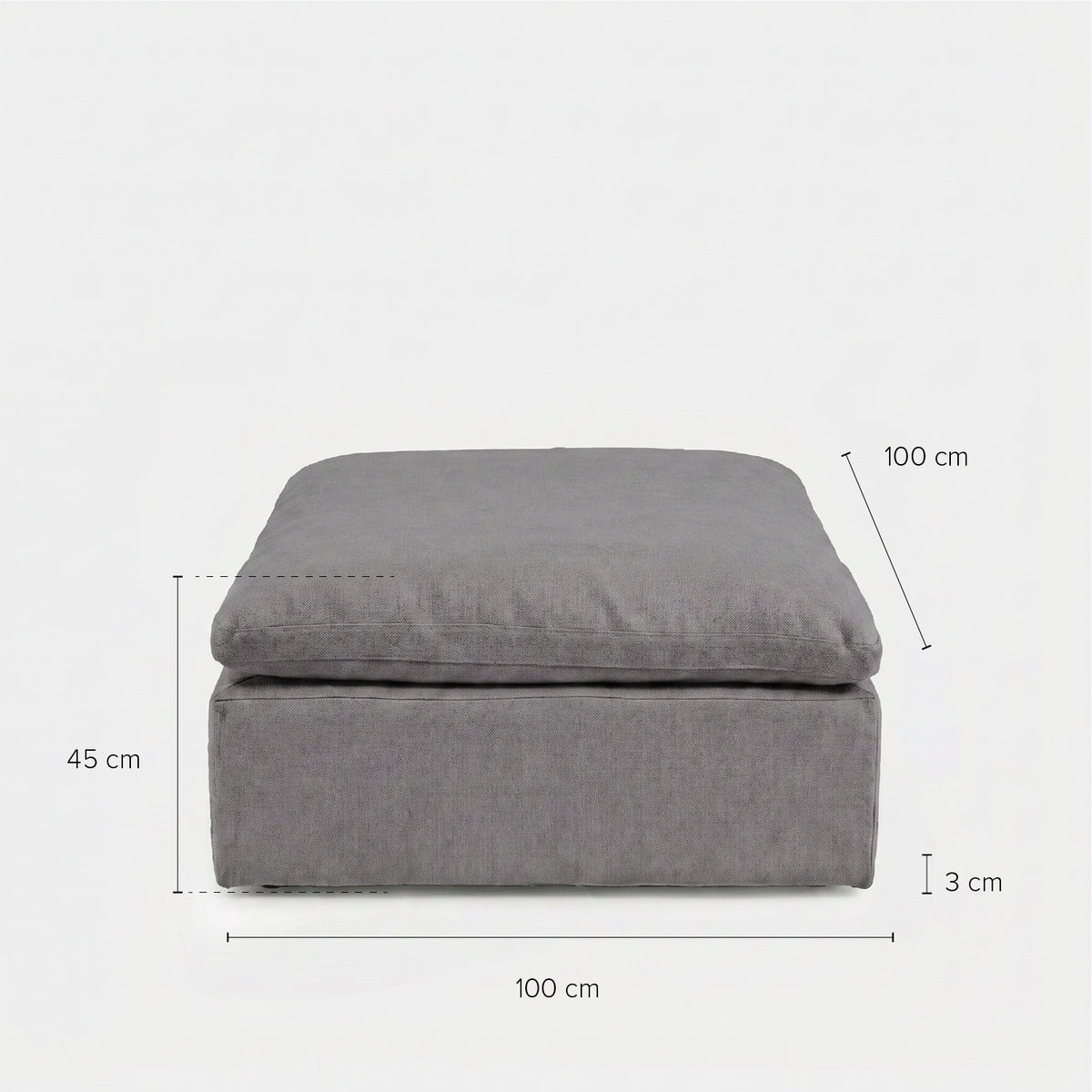 Sillón Ottoman Fitz2 Gris