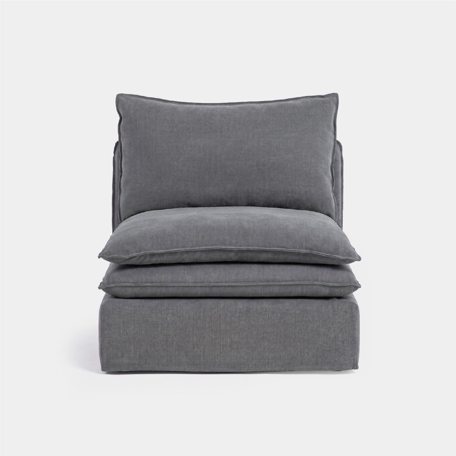 Sillon Armless Calvin Gris