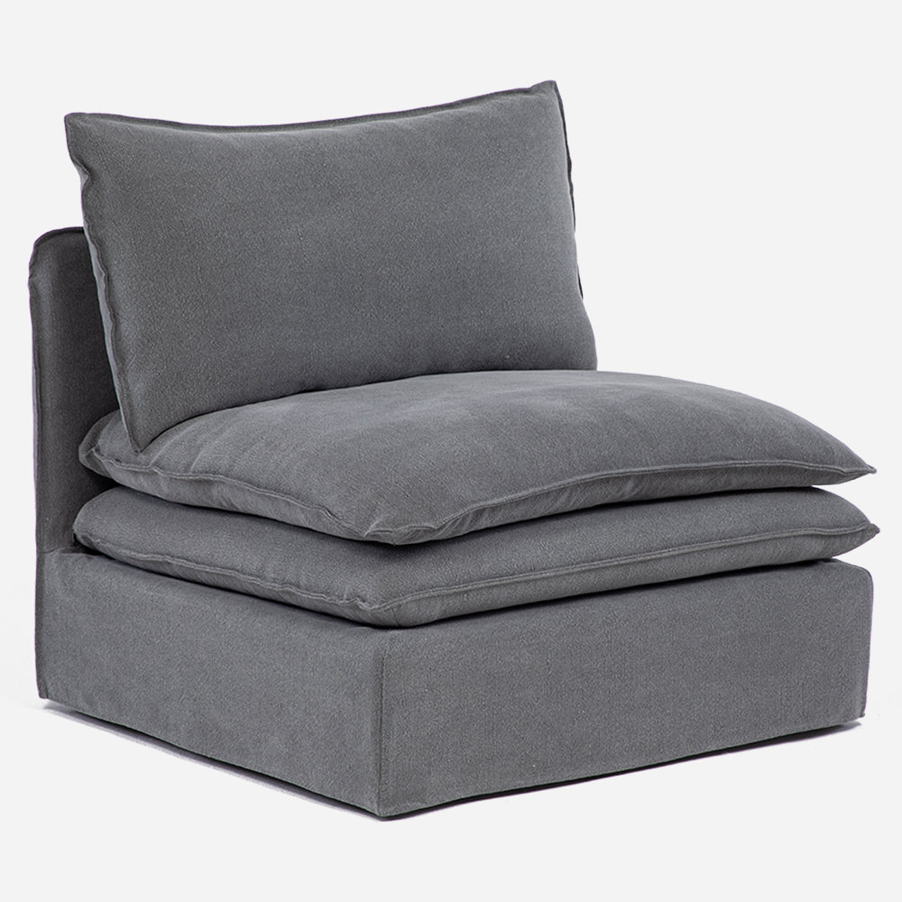 Sillon Armless Calvin Gris