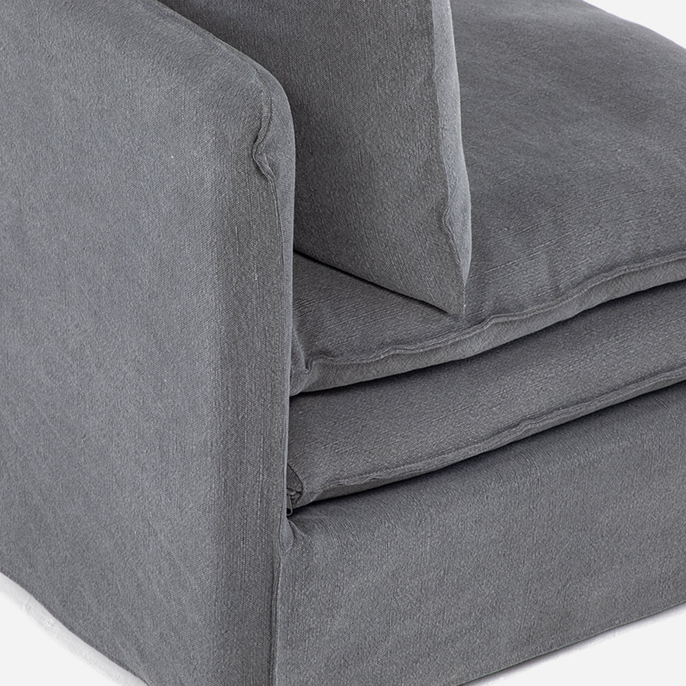 Sillon Armless Calvin Gris