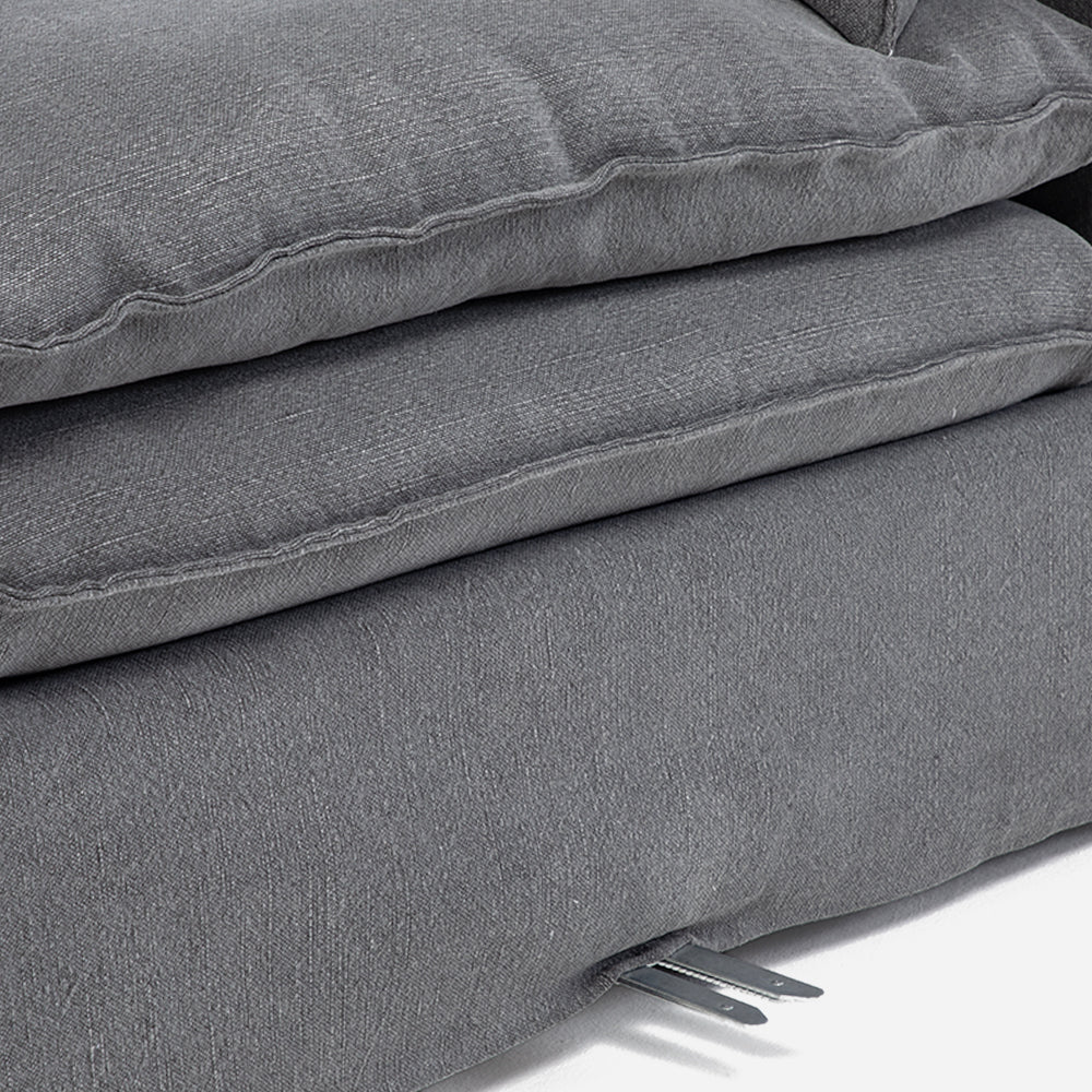 Sillon Armless Calvin Gris