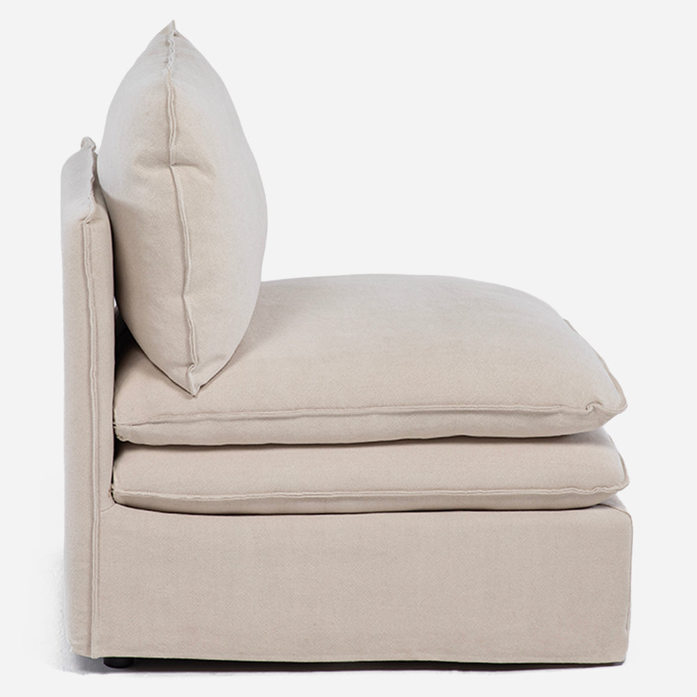 Sillon Armless Calvin Beige