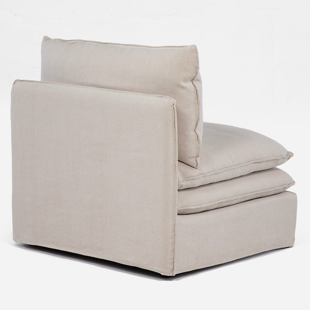 Sillon Armless Calvin Beige