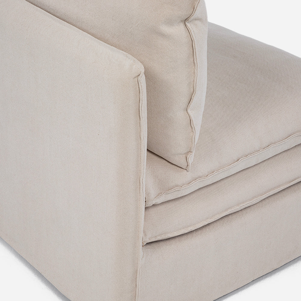 Sillon Armless Calvin Beige