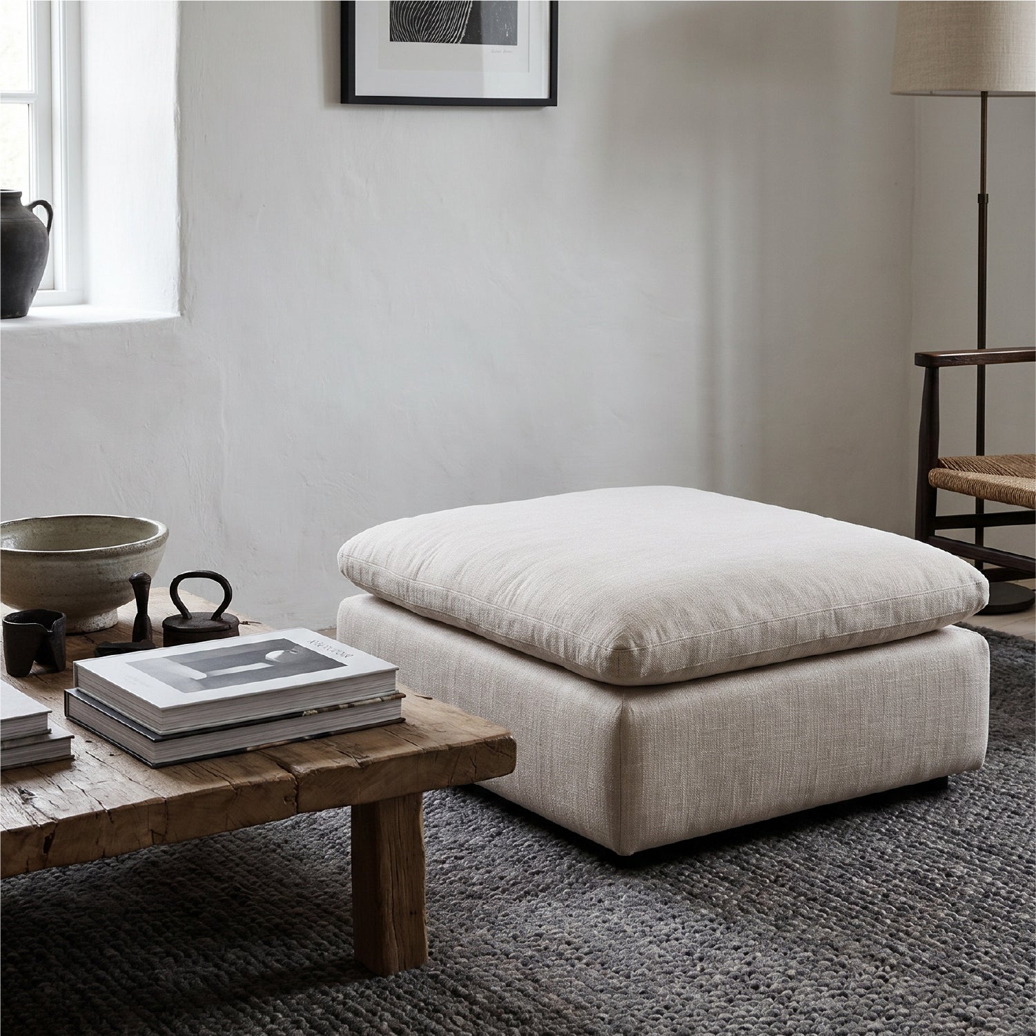 Sillon Ottoman Landon Beige