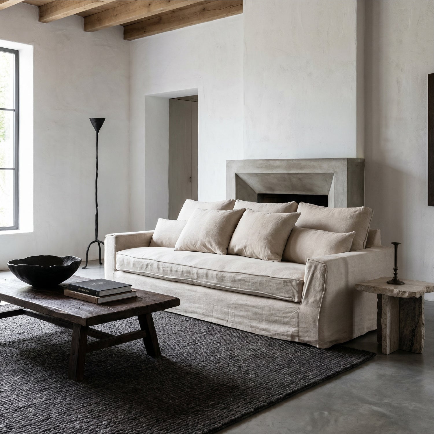Sofa 3C Gray2 Crudo
