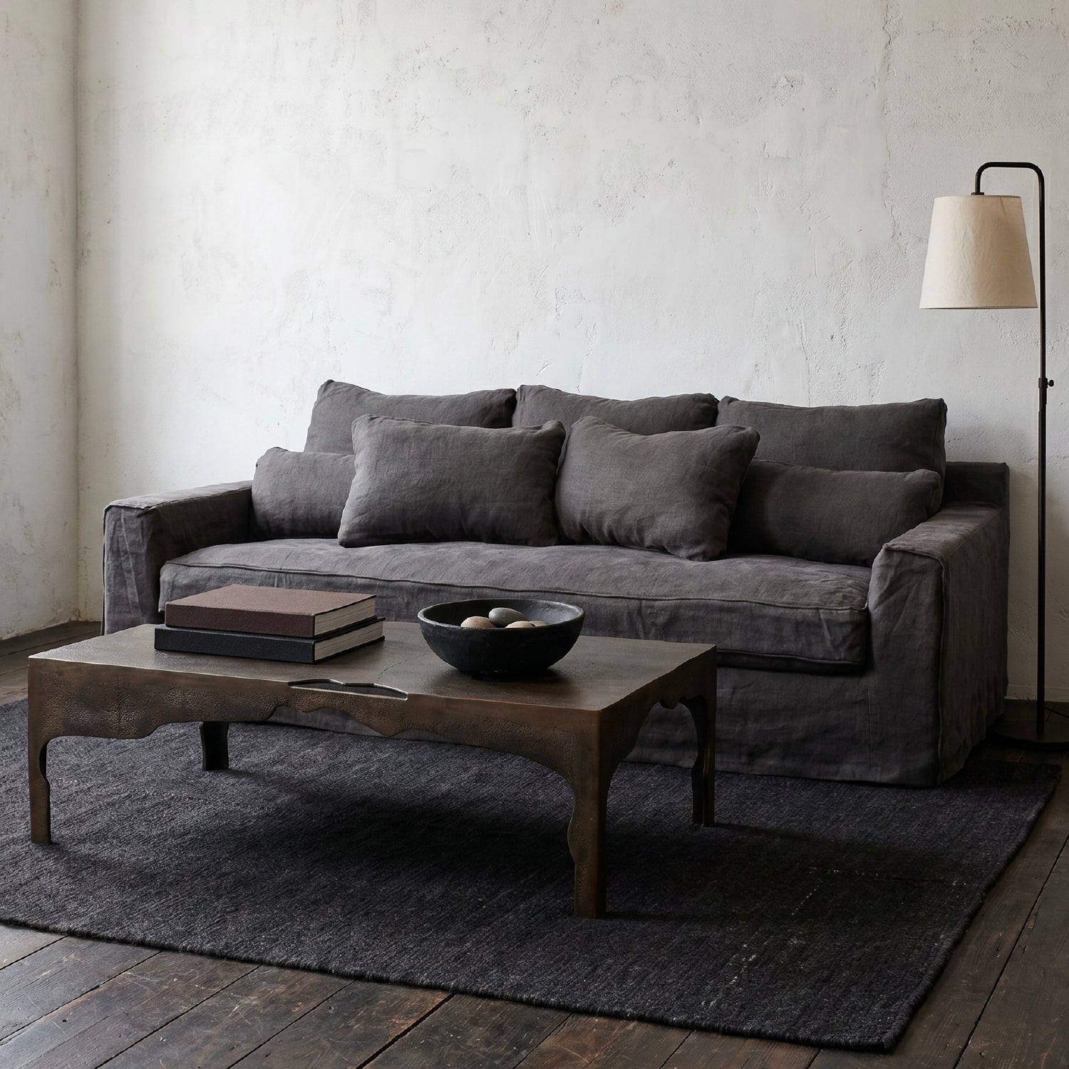 Sofa 3C Gray2 Acero