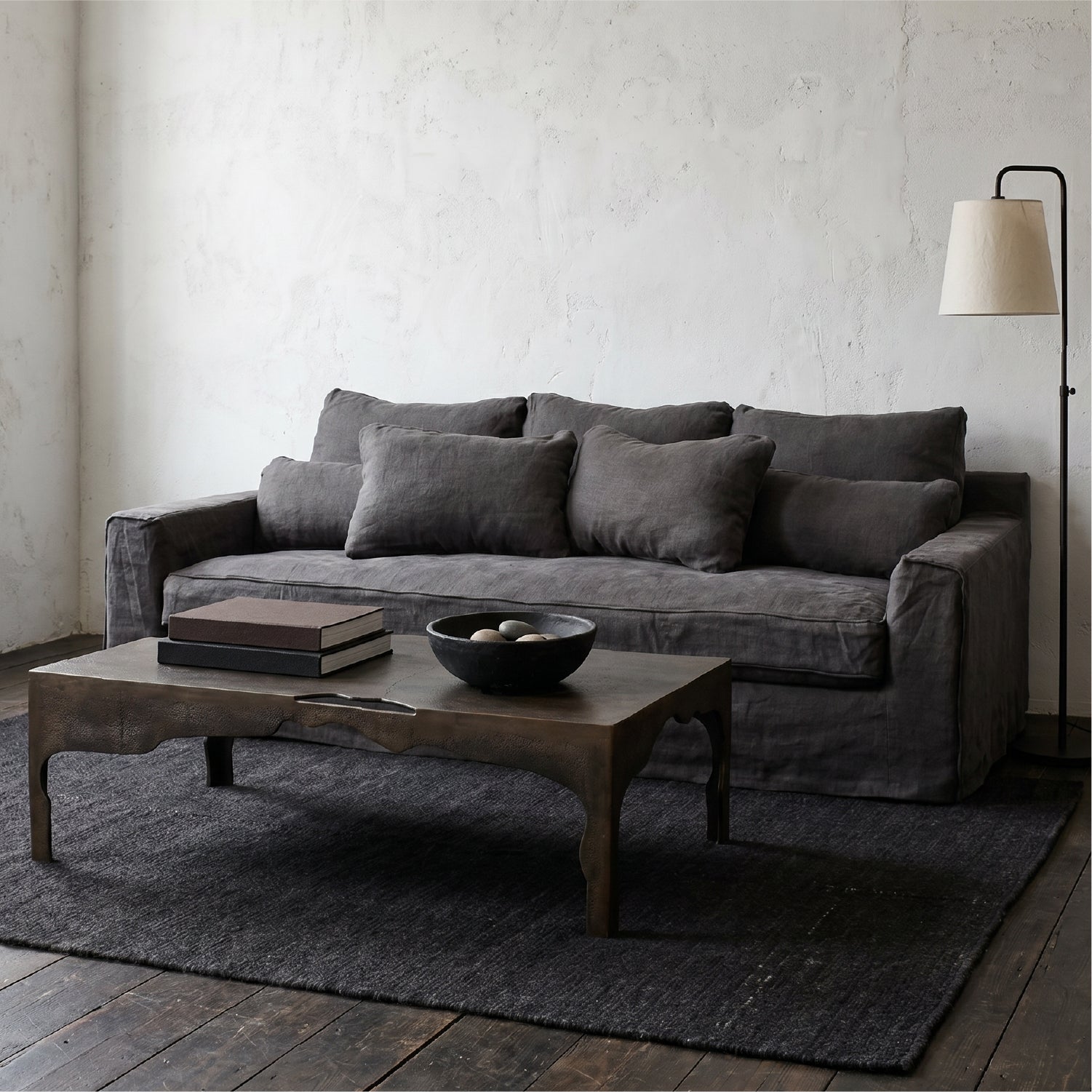 Sofa 3C Gray2 Gris oscuro