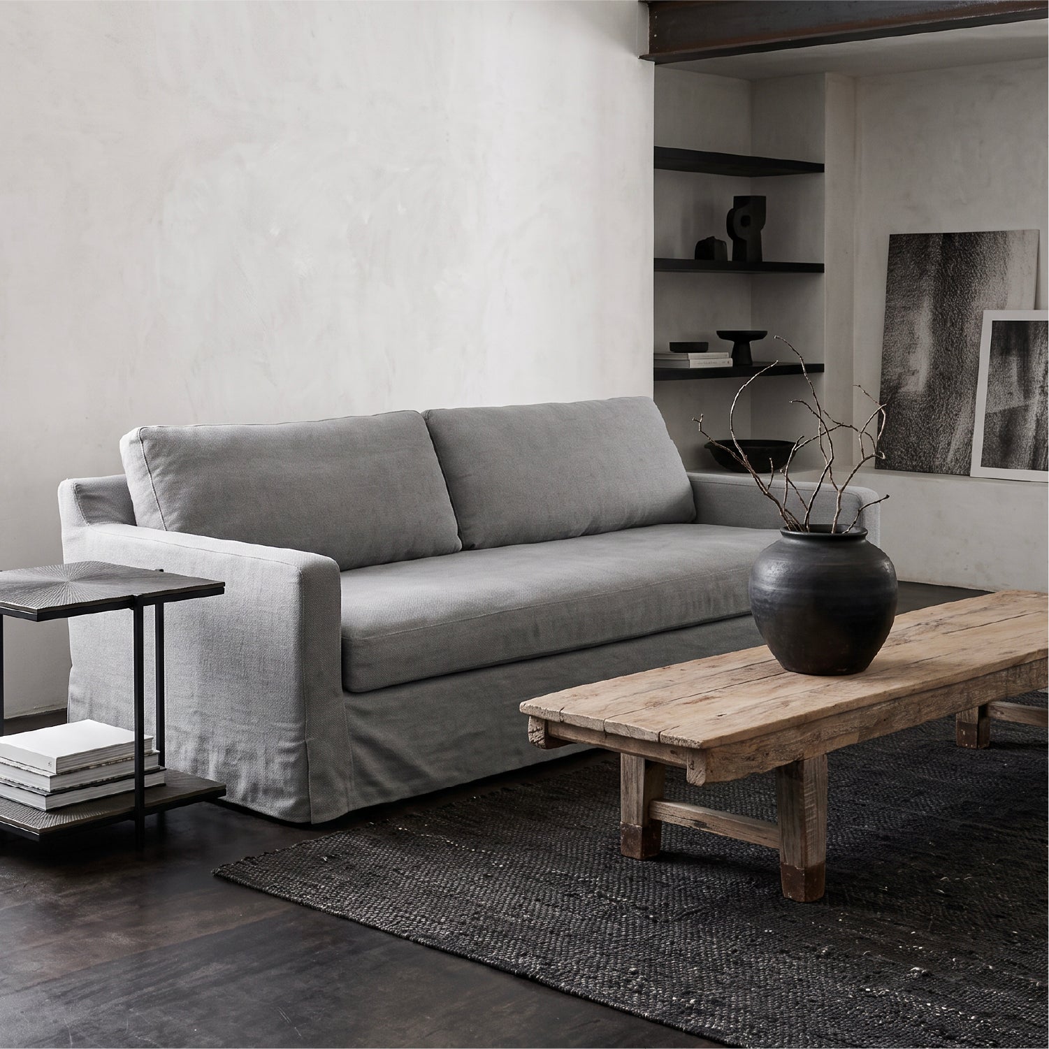 Sofa 3C Collins Gris oscuro