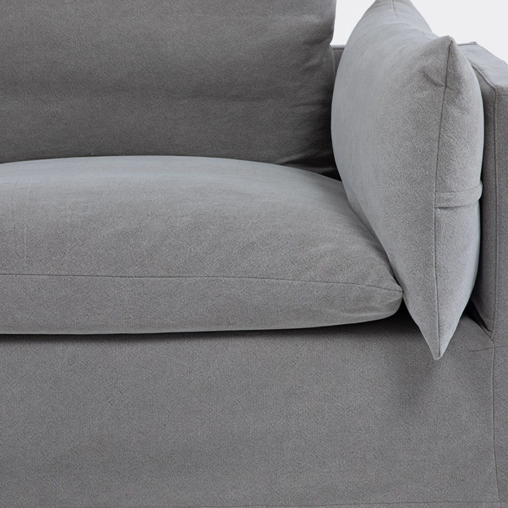 Sofa 3C Hadda Gris medio