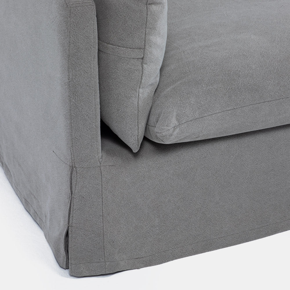 Sofa 3C Hadda Gris medio