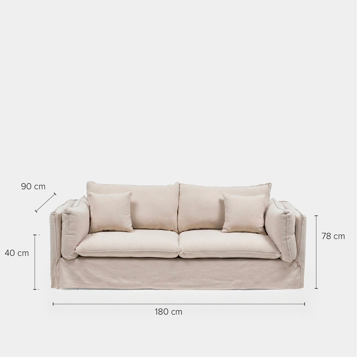 Sofa 3C Elliot Beige