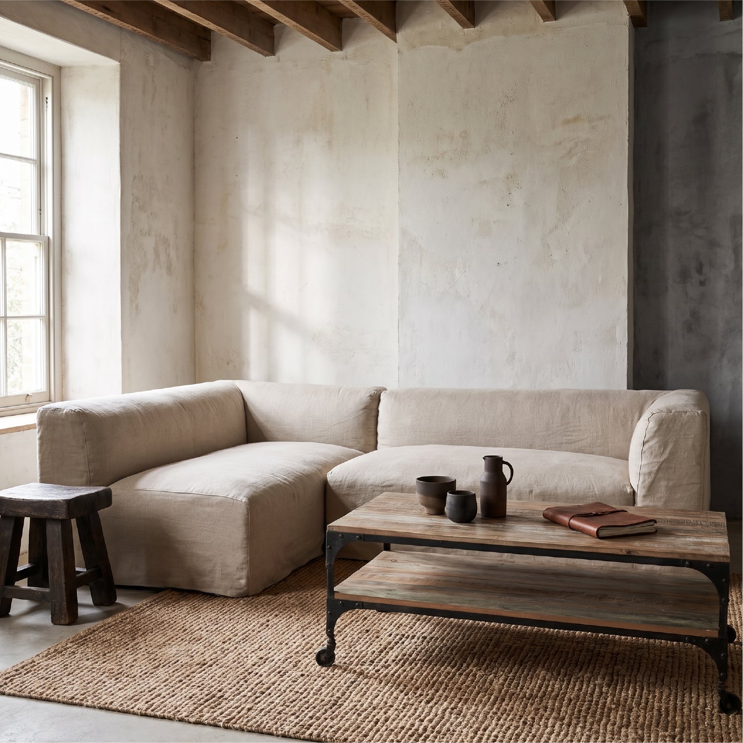 Sofa Modular Slow M Izq Crudo