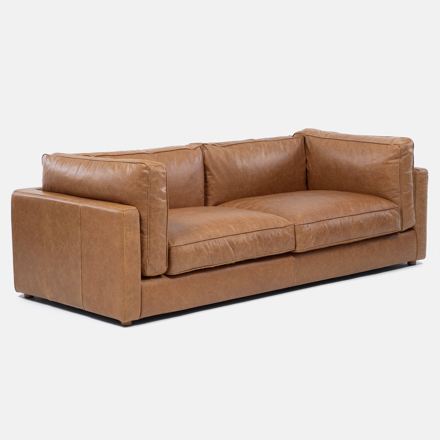 Sofa 3C Portland Cuero Cafe