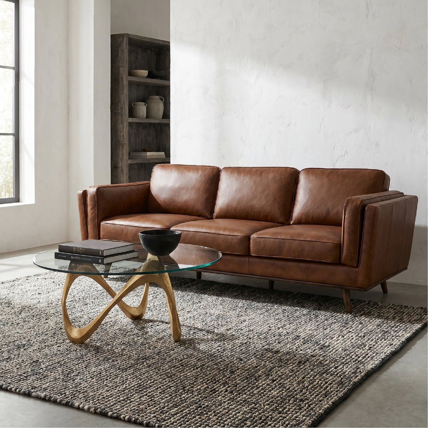 Sofa 3C Banks Cuero Cognac