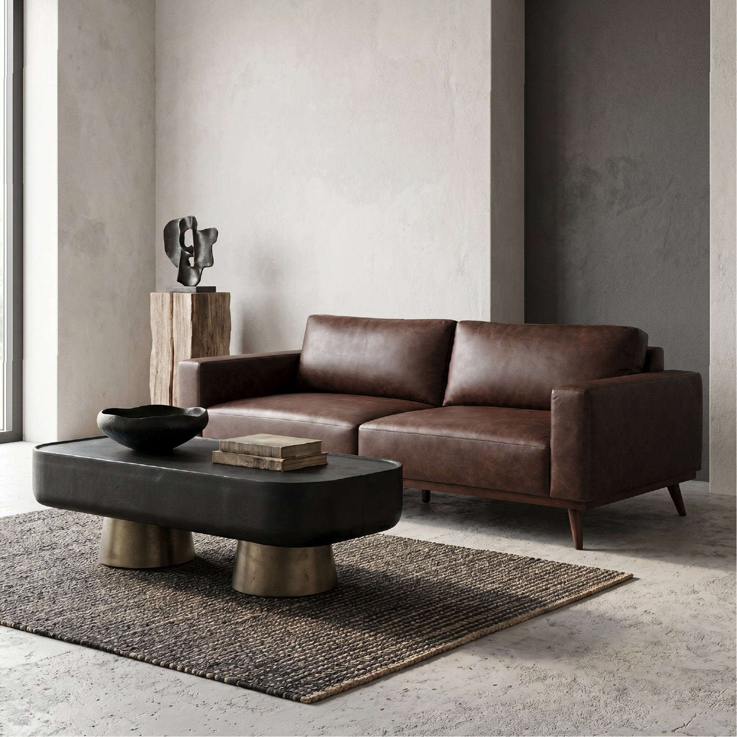 Sofa 3C Dewitt Cuero Campari