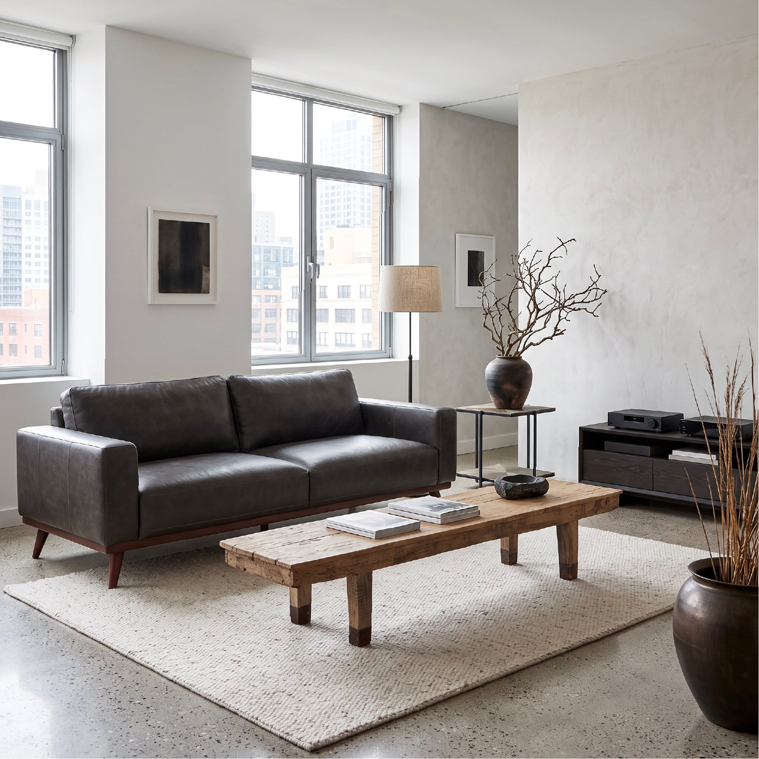 Sofa 3C Dewitt Cuero Campari